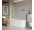 Душевая шторка на ванну BelBagno LUCE-VF-11-100/145-C-ORO 2