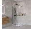 Душевая перегородка BelBagno KRAFT-L-1-80-C-NERO 1