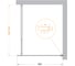 Душевая перегородка BelBagno KRAFT-L-1-80-C-NERO 4