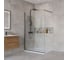 Душевая перегородка BelBagno KRAFT-L-1-110-C-NERO 1