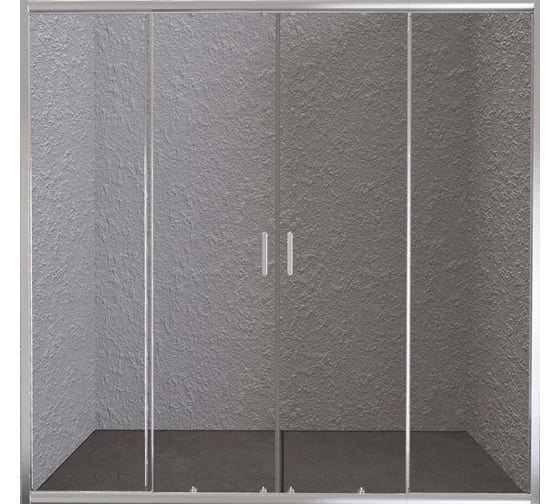 Душевая дверь BelBagno UNIQUE-BF-2-150/180-C-Cr