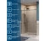 Душевая дверь BelBagno SOFT_CLOSE-2-BF-1-120-C-GM 4
