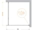 Душевая перегородка BelBagno KRAFT-L-1-90-C-Cr 4