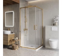 Душевой уголок BelBagno LUCE-A-2-90-C-ORO