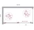 Душевой уголок BelBagno LUCE-AH-1-150/80-C-Cr 4