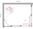 Душевой уголок BelBagno LUCE-AH-21-125/100-C-Cr 4