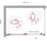Душевой уголок BelBagno LUCE-AH-1-100/80-C-Cr 4
