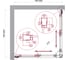Душевой уголок BelBagno LUCE-A-2-80-C-Cr 4
