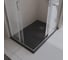 Душевой поддон из искусственного мрамора BelBagno в комплекте с сифоном UNO TRAY-MR-UNO-AH-120/90-35-NERO-CR 2