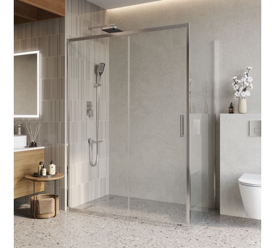 Душевой уголок BelBagno LUCE-AH-1-150/90-C-Cr