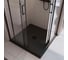 Душевой поддон из искусственного мрамора BelBagno в комплекте с сифоном UNO TRAY-MR-UNO-A-90-35-NERO-NO 2