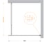 Душевая перегородка BelBagno KRAFT-L-1-90-C-NERO 4