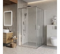 Душевой уголок BelBagno LUCE-A-22-80+30-C-Cr