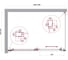 Душевой уголок BelBagno LUCE-AH-1-130/90-C-Cr 4