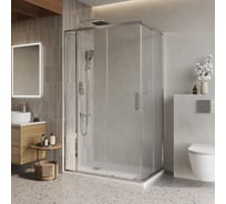 Душевой уголок BelBagno LUCE-AH-21-125/80-C-Cr