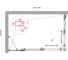 Душевой уголок BelBagno LUCE-AH-21-125/80-C-Cr 4