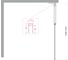 Душевая перегородка BelBagno UNO-L-1-TB-110-C-GM 4