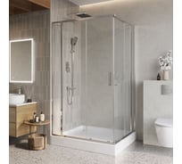 Душевой уголок BelBagno LUCE-AH-22-125/110-C-Cr