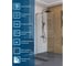 Душевая перегородка BelBagno UNO-L-1-TB-80-C-GM 2