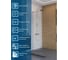 Душевая перегородка BelBagno UNO-L-1-TB-90-C-Cr 2