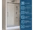 Душевая дверь BelBagno MARINO-2-BF-1-140-C-GM 3