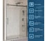 Душевая дверь BelBagno MARINO-2-BF-1-110-C-GM 4