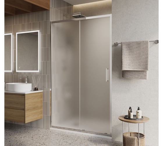 Душевая дверь BelBagno LUCE-BF-1-120-P-Cr