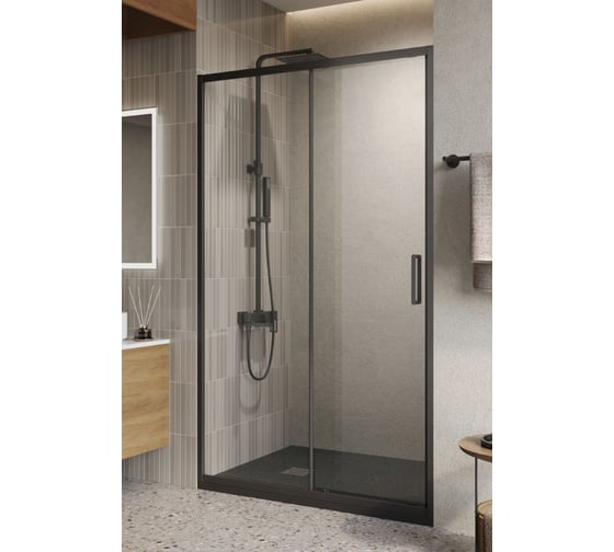 Душевая дверь BelBagno LUCE-BF-1-120-C-NERO