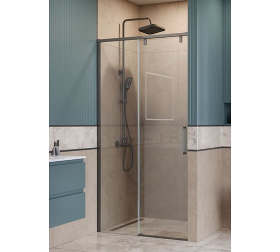 Душевая дверь BelBagno SOFT_CLOSE-1-BF-1-100-C-GM 1