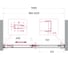 Душевая дверь BelBagno SOFT_CLOSE-1-BF-1-100-C-GM 12