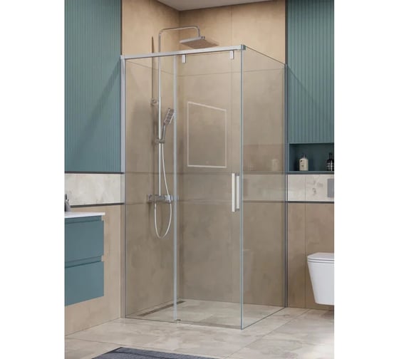Душевой уголок BelBagno SOFT_CLOSE-1-AH-1-100/80-C-Cr