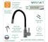 Смеситель для кухни Wesnaart из нержавеющей стали GUN METAL с гибким изливом, EKO05-140GunMetal 4