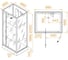 Душевая кабина прямоугольная RGW 70×90×200 см, модель AN-207-B, чёрный, стекло Frost Line, 6 мм 411320779-94 3