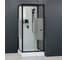 Душевая кабина квадратная RGW 80×80×200 см, модель AN-207-B, чёрный, стекло Frost Line, 6 мм 411320788-94 1