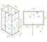 Душевая кабина прямоугольная RGW 80×120×200 см, модель AN-207-B, чёрный, стекло Frost Line, 6 мм 411320782-94 3