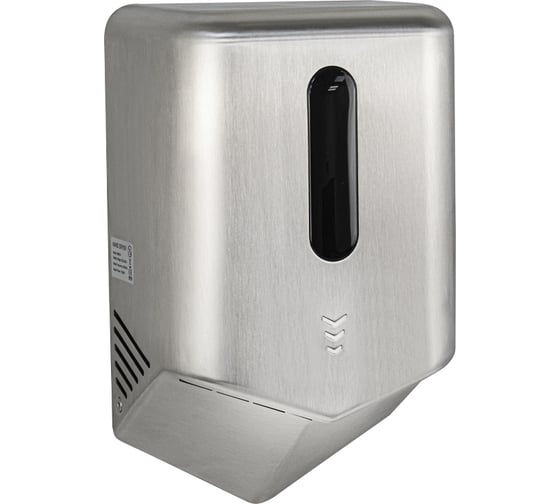 Сушилка для рук антивандальная GFmark с дисплеем, модель "V-винблейд", 1300Вт, корпус из нержавеющей стали, цвет САТИН. 6868-N 1