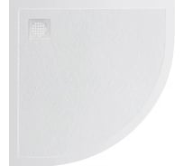 Душевой поддон из искусственного мрамора в комплекте с сифоном BelBagno UNO TRAY-MR-UNO-R-80-550-35-W-BO