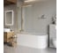 Душевая шторка на ванну BelBagno LUCE-VF-11-90/145-C-ORO 2