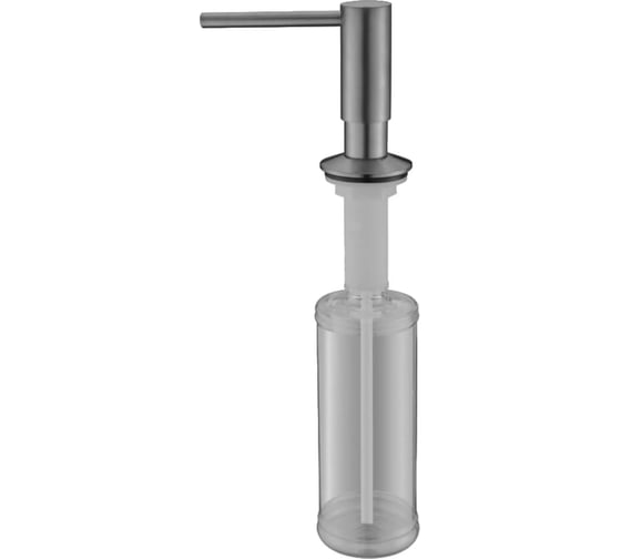 Дозатор для жидкого мыла Paulmark DECUS матовый серый D004-MG