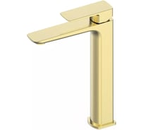 Смеситель для раковины высокий Oliveeka D, золото матовое OL-239003-BG