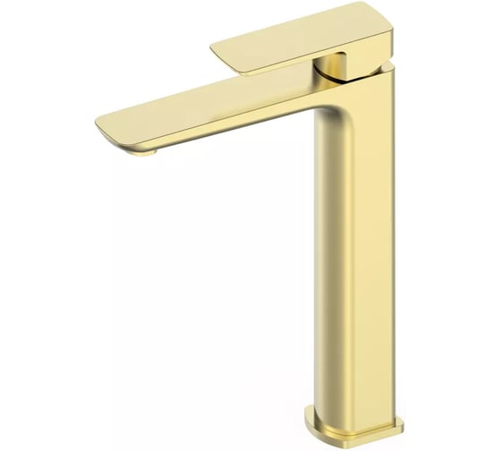 Смеситель для раковины высокий Oliveeka D, золото матовое OL-239003-BG 1