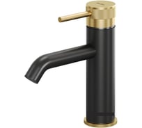 Cмеситель для умывальника ALLEN BRAU 5.31A01-31GB PRIORITY 3.0 _корпус-черн.,элементы-зол. (367788) 00367788