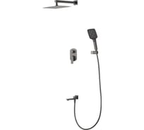 Душевая система встраиваемая Wonzon & Woghand FORZA, Темный графит WW-939031-BGM
