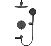 Душевая система встраиваемая Wonzon & Woghand SOLO темный графит WW-939032-BGM