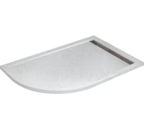 Поддон из искусственного мрамора Cezares TRAY-AS-RH-100/80-30-W-R
