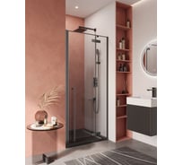 Душевая дверь Cezares LINER-B-12-90-C-NERO-R