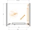 Душевая дверь Cezares LUX-B-FS-1-80-C-CR 10