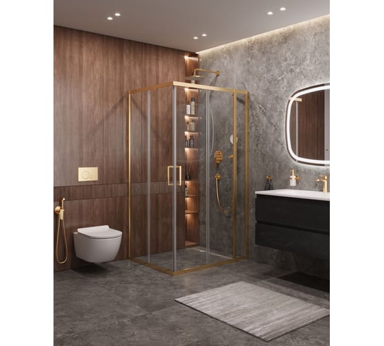 Душевой уголок Cezares MOLVENO-AH-21-90+30-C-BORO-IV