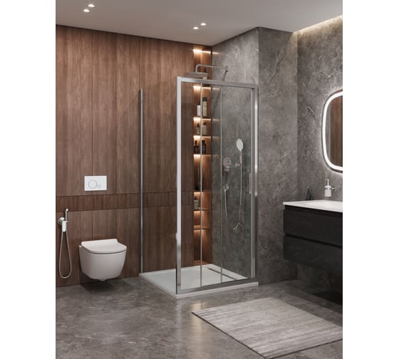 Душевой уголок Cezares MOLVENO-AHF-31-90/100-C-CR-IV