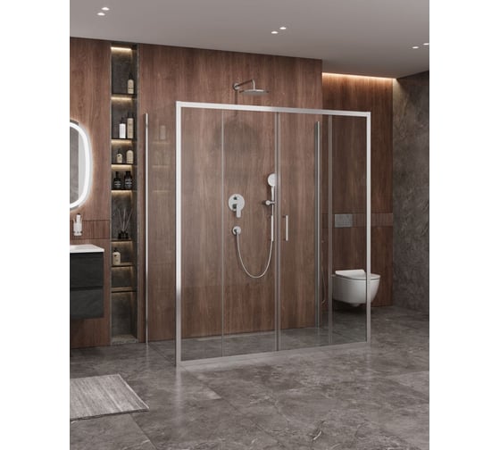 Душевой уголок Cezares MOLVENO-AH-2/2-170/100-C-Cr-IV